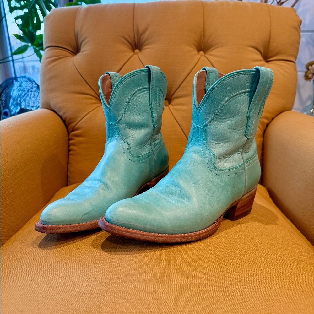Tecovas Turquoise Penny Cowboy Boots